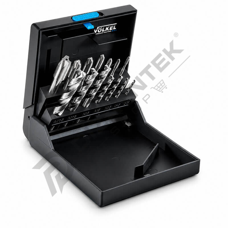 Makine Kılavuz & Matkap Seti M3-M12 - Völkel
