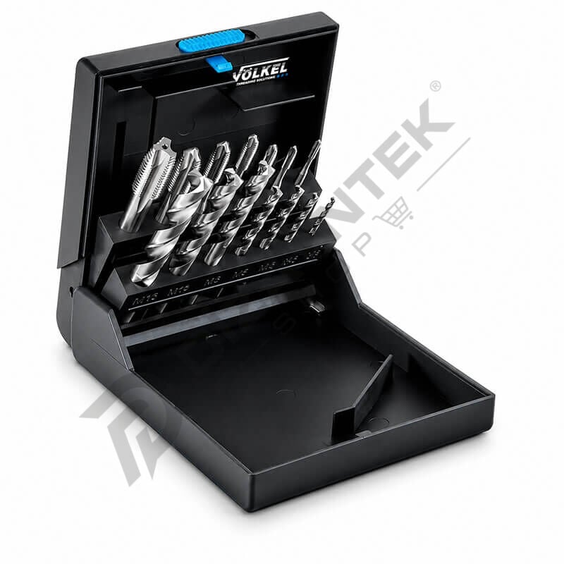 Makine Kılavuz & Matkap Seti M3-M12 - Völkel
