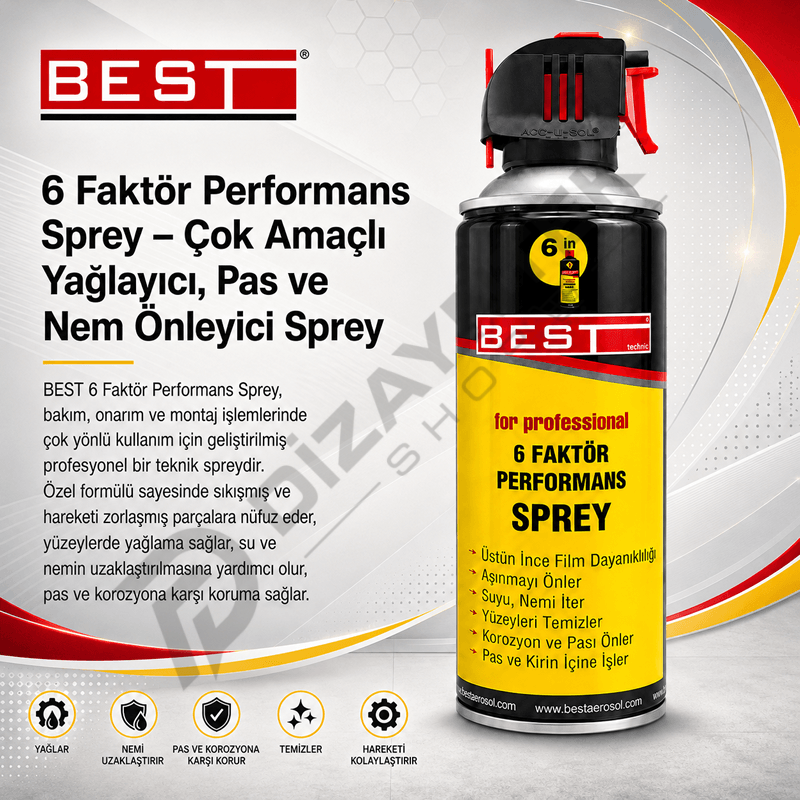 6 Faktör Performans Sprey 400 ml- Best