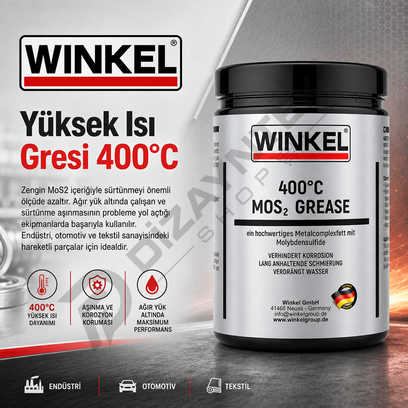 Yüksek Isı Gresi 400°C  1 Kg- Winkel
