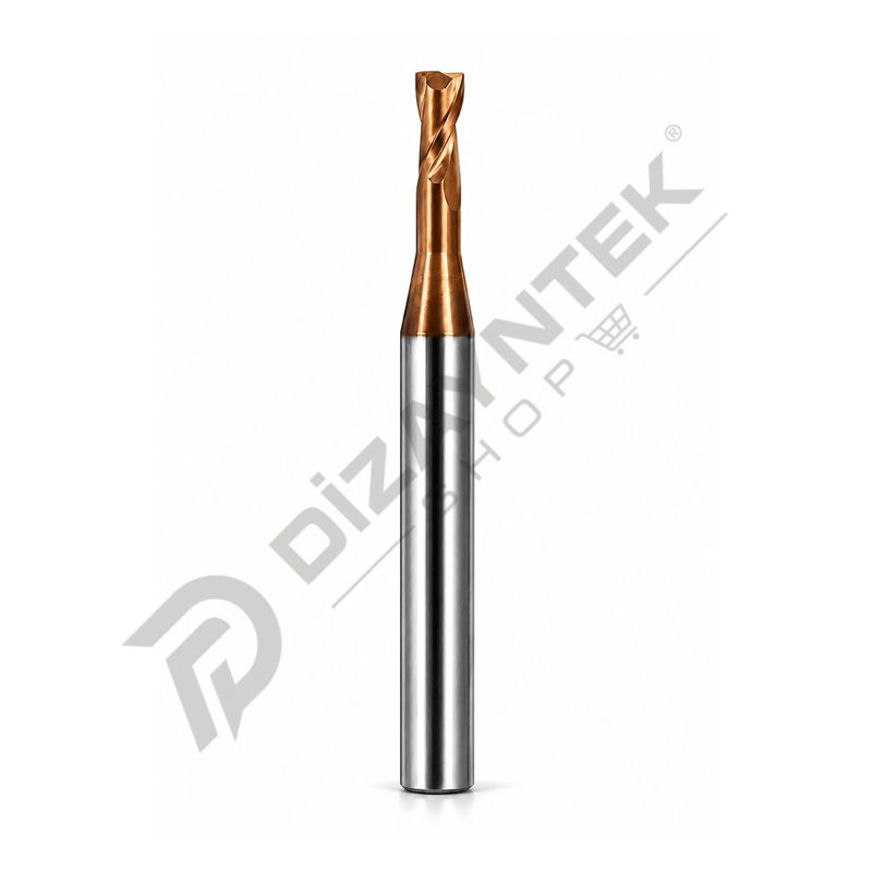Dalma Boy Düz Karbür Freze 55 Hrc - DTH