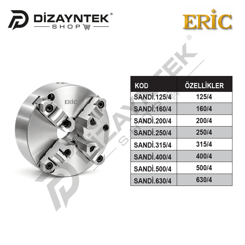 Divizör Torna Aynası 4 Ayak - ERİC