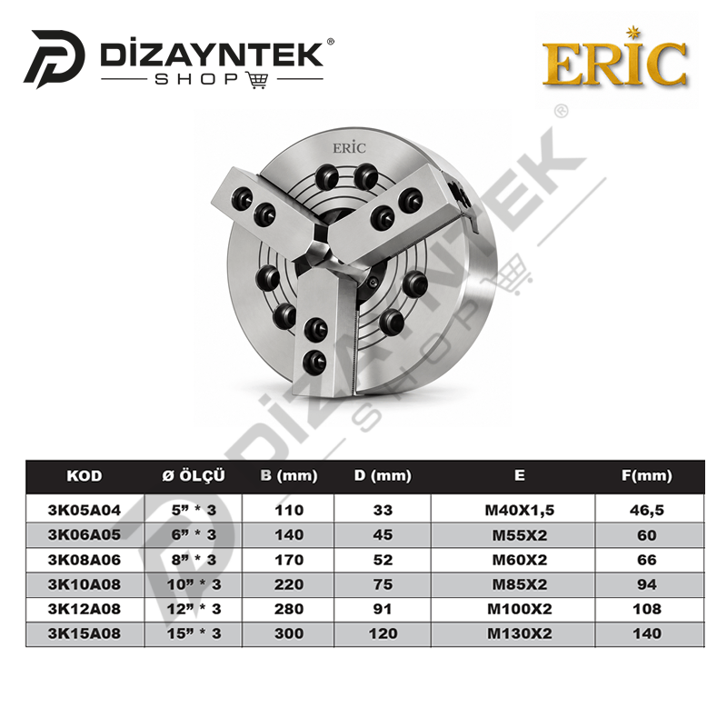 CNC Hidrolik Ayna 3 Ayak - ERİC