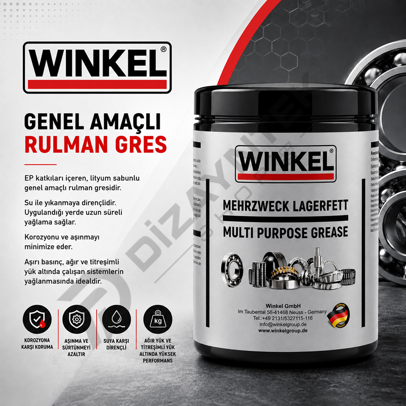 Genel Amaçlı Rulman Gresi 1 Kg - Winkel