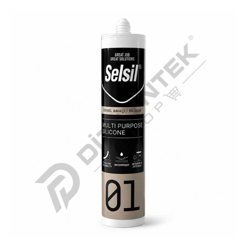 Genel Amaçlı Silikon 240ml – Selsil Şeffaf